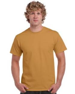 Gildan Herren schwerem Baumwolle T-Shirt, Gold (Altes Gold), XXL von Gildan