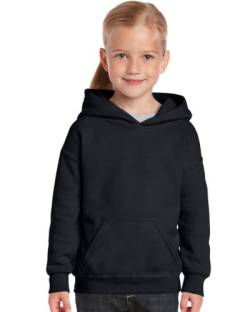 Gildan Kinder Unisex Hoodie / Sweatshirt mit Kapuze XL,Schwarz von Gildan
