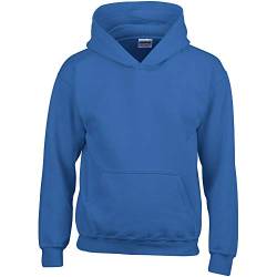 Gildan Kinder Unisex Hoodie / Sweatshirt mit Kapuze XS,Königsblau von Gildan