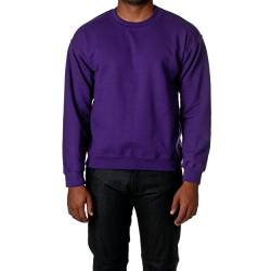 Gildan Men's Heavy Blend Crewneck Waistband Sweatshirt, Small, Purple von Gildan