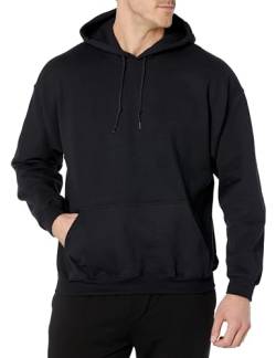 Gildan Mens DryBlend Pullover Hooded Sweatshirt, 2XL, Black von Gildan