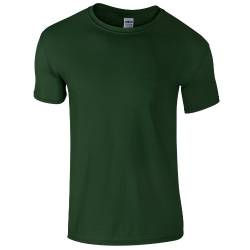 Gildan Soft-Style Herren T-Shirt, Kurzarm, Rundhalsausschnitt L,Grün von Gildan