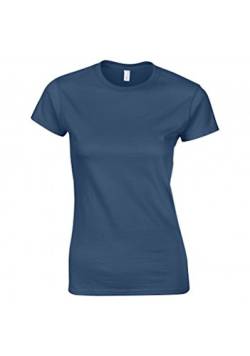 Gildan Softstyle ™ Frauen ringgesponnene T-Shirt Indigo Blau 2XL von Gildan