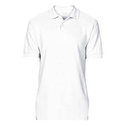 Gildan Softstyle Poloshirt aus Pique für Herren, UTBC3718_71, Weiß, UTBC3718_71 Small von Gildan