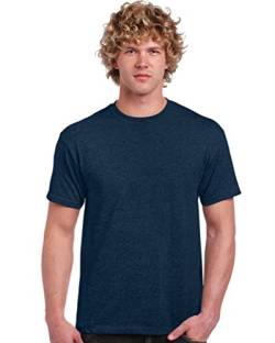 Gildan - T-Shirt Ultra - Übergrößen bis 5XL / Heather Navy, L L,Heather Navy von Gildan