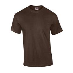 Gildan - Ultra T-Shirt '2000' - Übergrößen bis 5XL M,Dark Chocolate von Gildan