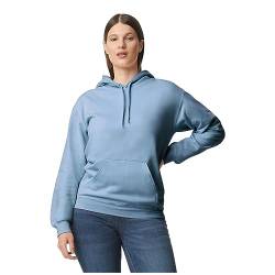 Gildan Unisex Adult Softstyle Fleece Midweight Hoodie (M) (Stone Blue) von Gildan