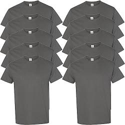 Gildan Unisex T-shirt aus Schwerer Baumwolle Mehrfarbig ,Stil G5000 T-Shirt, Charcoal, M von Gildan