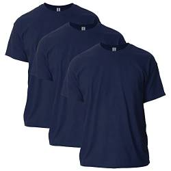 Gildan Unisex T-shirt aus Ultra-baumwolle, Stil G2000 T-Shirt, Marineblau (3er-pack), S von Gildan