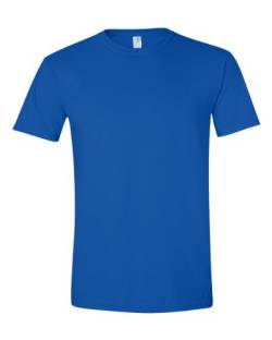 Gildan einfache T-Shirts, verfügbar in allen Farben und Größen, für Herren, 5 Stück Gr. L, 5 x Royal Blue von Gildan