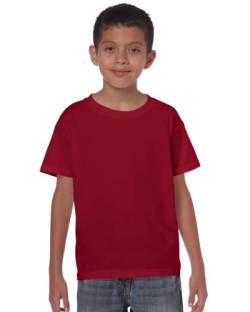 Gildan: Kids` Heavy T-Shirt 5000B, Größe:M (170);Farbe:Cardinal Red von Gildan