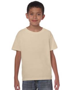 Gildan: Kids` Heavy T-Shirt 5000B, Größe:M (170);Farbe:Sand von Gildan