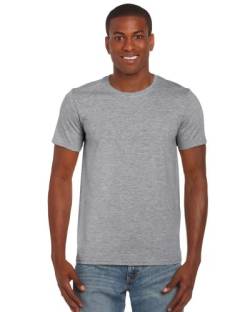 Gildan: Ring Spun T-Shirt 64000., Größe:2XL;Farbe:Sport Grey von Gildan