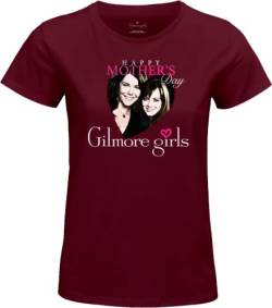 Gilmore Girls Damen Wogilmots005 T-Shirt, Burgunderrot, Large von Gilmore Girls