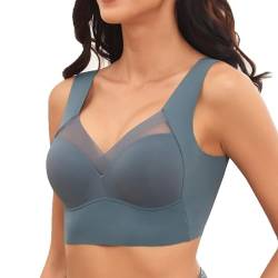 Giltpeak Hatme Haltungskorrektur BH, Wmbra BH Original, Orthopädischer Comfy Seamless BH, Bequemer Push-up-BH Für Damen (DE/NL/SE/PL, Alphanumerisch, 5XL, Regular, Regular, Dunkelblau) von Giltpeak