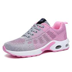 Giltpeak Orthopädische Schuhe Damen, Orthopädische Sneakers Leichte Mesh Atmungsaktiv Outdoor Running Sportschuhe Damen (Pink1, Erwachsene, 39, Numerisch, EU Schuhgrößensystem, M) von Giltpeak