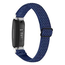 Gimuk Elastisches Armband kompatibel mit Fitbit Inspire 2/Inspire/Inspire HR/Ace 2/Ace 3, Damen Herren Weiches, atmungsaktives Nylongewebe Sport Ersatz Uhrenarmband Band Dehnbares Armband von Gimuk