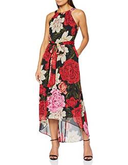 Gina Bacconi Damen Women's Floral Belted Dress Cocktailkleid, Schwarz, 48 von Gina Bacconi