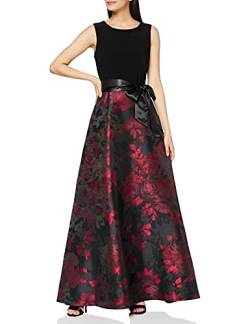 Gina Bacconi Damen Women's Jacquard Maxi Dress Cocktailkleid, rot, 38 von Gina Bacconi