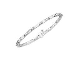 Armband GIORGIO MARTELLO MILANO "mit Zirkonia, Silber 925" Armbänder Gr. 18 cm, Silber 925 (Sterlingsilber), weiß Damen Armbänder Silber von Giorgio Martello