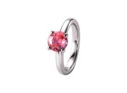 Silberring GIORGIO MARTELLO MILANO "mit rosa Zirkonia, Silber 925" Fingerringe Gr. 50, Silber 925 (Sterlingsilber), rosa Damen Fingerringe von Giorgio Martello