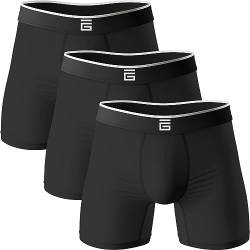 Giovici Boxershorts Herren aus Bambus, 3er- und 6er-Pack, Bequeme Boxershorts, Unterwäsche für Männer mit Cooler Feuchtigkeitstransport-Technologie von Giovici