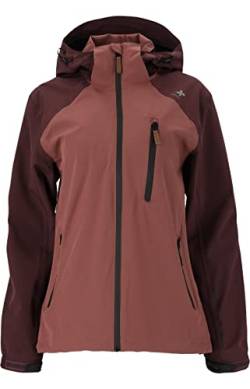 Gipfelglück Annie wasserdichte Outdoorjacke Damen Trekking Wanderjacke Marron 40 von Gipfelglück