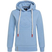 Gipfelglück Hoodie Mirka für Damen, mit Emboss-Print von Gipfelglück