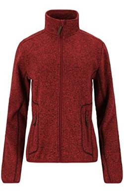 Gipfelglück Ilona Fleecejacke Damen funktioneller Outdoor Midlayer Rococco Red 42 von Gipfelglück