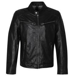 Gipsy (by Mauritius) Herren Lederjacke Derry black XXL von Gipsy