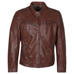 Gipsy (by Mauritius) Herren Lederjacke Derry dark cognac XXL von Gipsy