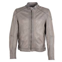 Gipsy (by Mauritius) Herren Lederjacke Duuk grey L von Gipsy