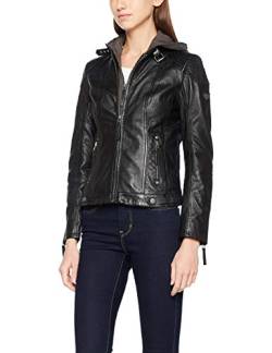 Gipsy Cacey Frauen Lederjacke schwarz XXL 100% Leder Basics, Biker, Casual Wear von Gipsy