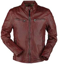 Gipsy Camren Slim Fit NSLVW Männer Lederjacke rot L 100% Leder Basics von Gipsy