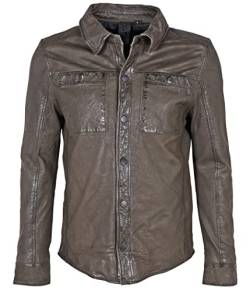 Gipsy G2MTrip SF LASV Herren Lederhemd (XL, Olive) von Gipsy