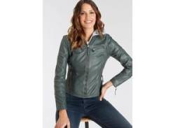 Lederjacke GIPSY "NOLA" Gr. M, grün (sage) Damen Jacken Lederjacke Übergangsjacke Lederjacken von Gipsy