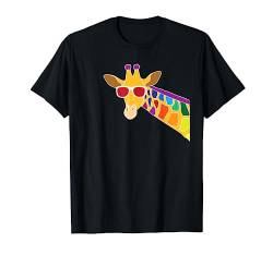 Giraffe Shirt Lustig Sonnenbrille Afrika Zoo Natur Geschenk T-Shirt von Giraffe & Natur Geschenke