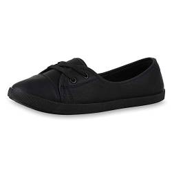 Giralin Sportliche Damen Ballerinas Bequeme Flats Basic 179838 Schwarz Total 37 von Giralin