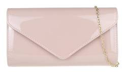 Girly Handbags Einfache glänzende Handtasche für DamenFleisch von Girly Handbags