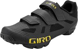 Giro Herren Ranger Mountainbiking-Schuh, Black/Cascade Green, 47 EU von Giro
