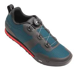 Giro Unisex Tracker Mountainbiking-Schuh, Harbor Blue/Bright red, 42 EU von Giro