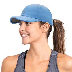 Gisdanchz Basecap Herren Damen Sport Cap Performance Baseball Caps für Damen Herren Laufkappe Laufen Tennis Golf Cap Uv-Schutz-Kappe Running Cap Herren Damen Sommer Cappy Männer Cap, Blauer See von Gisdanchz