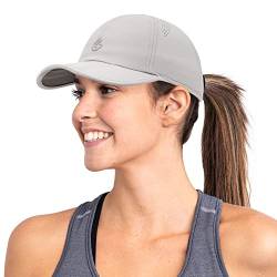 Gisdanchz Basecap Herren Damen Sport Cap Performance Baseball Caps für Damen Herren Laufkappe Laufen Tennis Golf Cap Uv-Schutz-Kappe Running Cap Herren Damen Sommer Cappy Männer Cap, Hellgrau von Gisdanchz