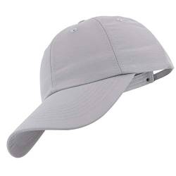 Gisdanchz Basecap Herren Golf Cap Herren Outdoor Sonnenhut Mesh Basecap Herren Cappy Männer Baseball Cap Caps Damen Laufmütze Mützen Laufmützen Running Cap Cappi Sport Schirmmütze Grau von Gisdanchz