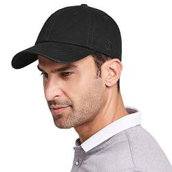 Gisdanchz Polo Cap Schwarz Cappy Männer Base Cap Schwarz Baseball Kappe Basecaps Kappen Caps Baseballcap Polo Cap Dad Hat Lowprofile Adjustable Baseball Cap Herren Cappy Männer Hüte Schwarz von Gisdanchz