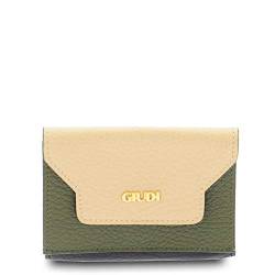 GIUDI ® - Damen-Geldbörse, Geldbörse aus echtem Leder, Kalbsleder, Made in Italy, Kartenfach, Münzfach. von Giudi
