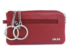 GIUDI ® - Schlüsselanhänger mit Ringen aus Kalbsleder, echtes Leder von Giudi
