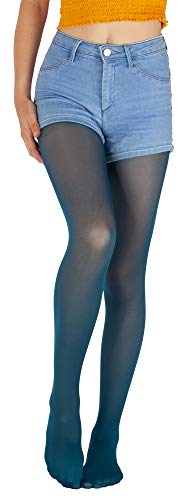 Giulia Blaue Feinstrumpfhose Mädchen Kinder Microfaser Semitransparent Farbig Ketty 40 Den Navy Peony 128-134 von Giulia