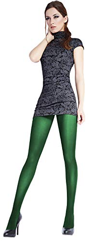 Giulia Blues 70 Deep Green S dicke strumpfhose damen von Giulia