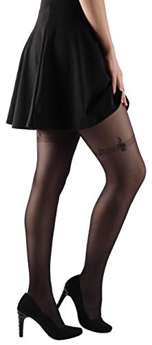 Giulia FeliciaN7 Schwarz M Strumpfhose mit Glitzer von Giulia